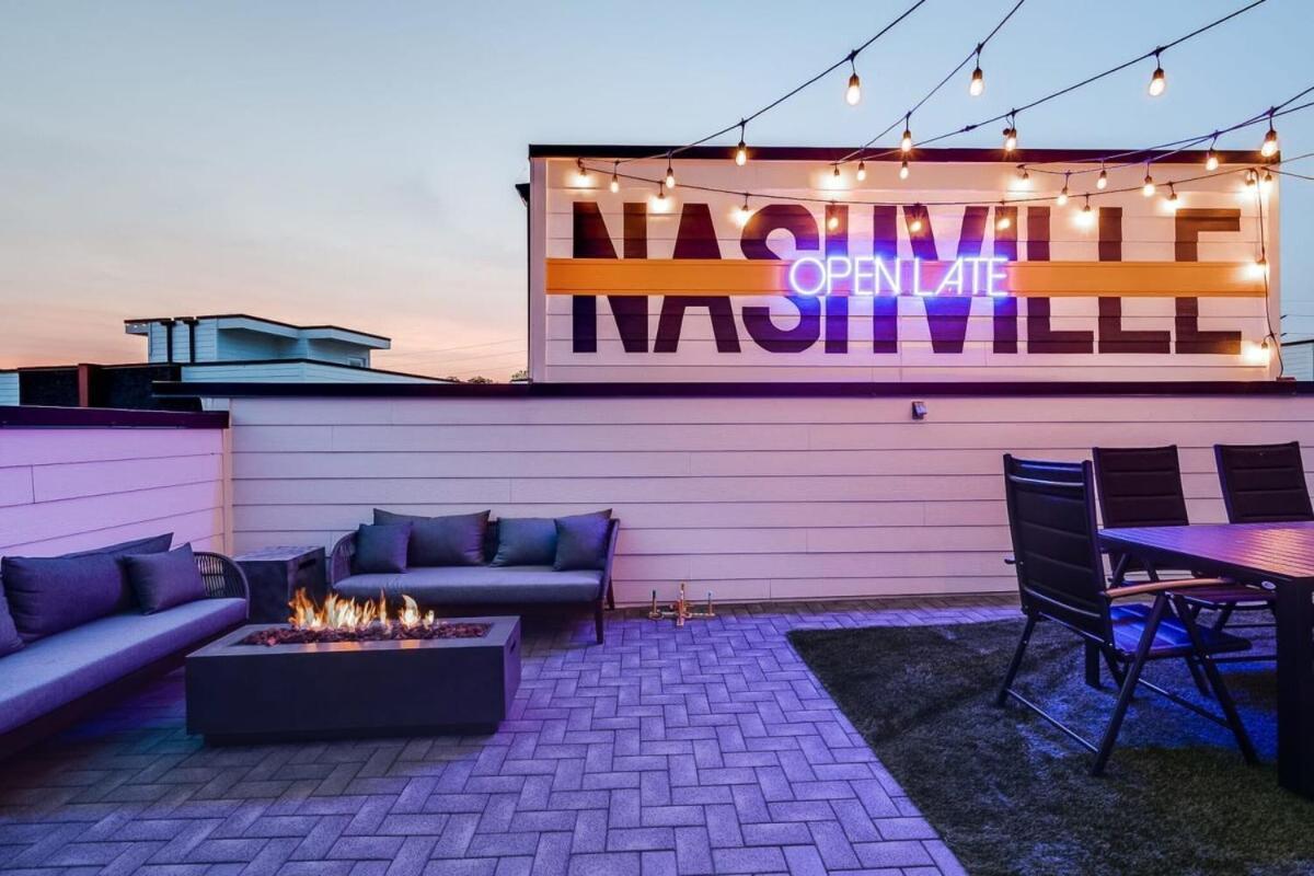 Open Late Nash Rooftop Views Near Downtown Villa Nashville Exterior photo